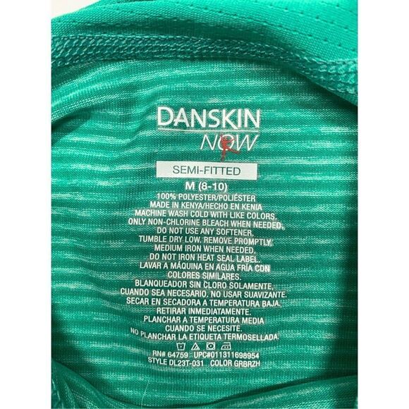 Danskin fitted striped tank top size medium - Picture 3 of 6